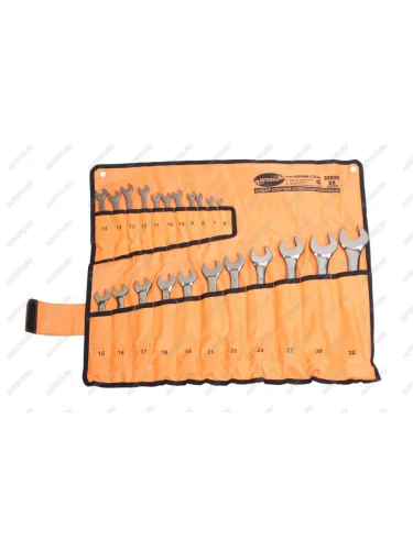 Набор ключей комбинированных 6-32мм 22 предметов в сумке черная сталь АВТОДЕЛО