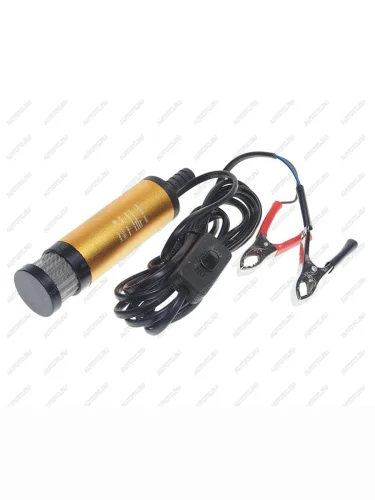 Насос для перекачки топлива 12V 15лмин. d=38мм 16мм с фильтром АВТОДЕЛО