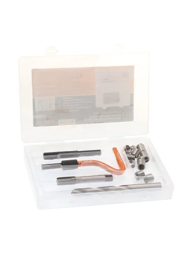 Набор инструментов и вставок для восстановления резьбы М12х1.25мм 16 предметов АВТОДЕЛО