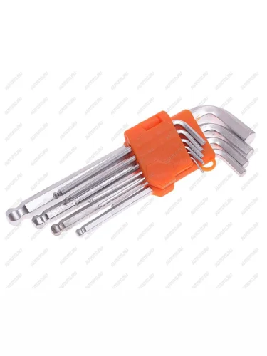 Набор ключей шестигранных 116"-12" Г-образных 10 предметов АВТОДЕЛО