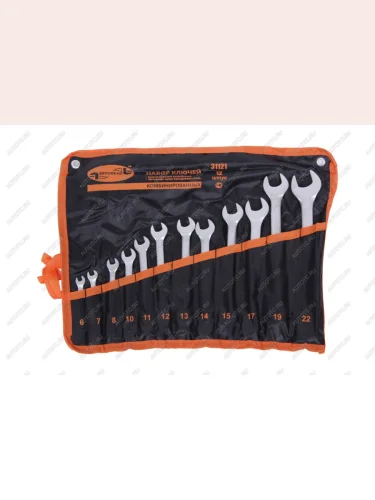 Набор ключей комбинированных 6-22мм 12 предметов в сумке АВТОДЕЛО