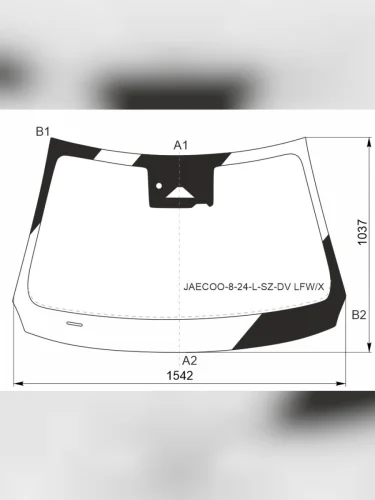 Стекло лобовое (Камера Датчик дождя) Chery Tiggo 9 23-  Jaecoo J8 24-