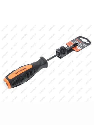 Отвертка крестовая PH 2.0х100мм магнитная ударная силовая (сталь CrV) АВТОДЕЛО