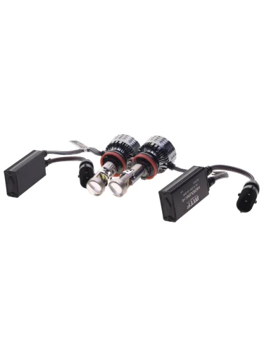 Лампа светодиодная 12V H11 PGJ19-2 с линзой бокс (2шт.) MTF