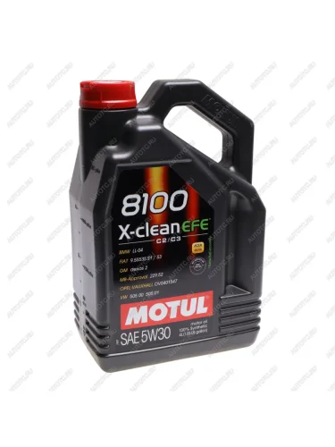 Масло моторное 8100 X-CLEAN EFE 5W30 синт.4л MOTUL