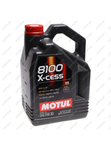 Масло моторное 8100 X-CESS 5W30 синт.5л MOTUL