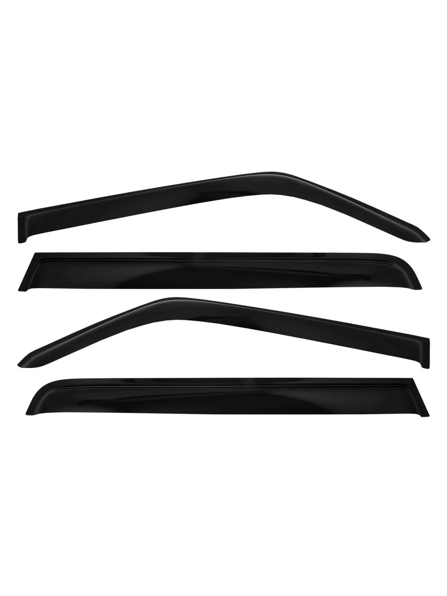 Дефлекторы боковых окон SIM  Tank 300 (2020-2025) (черные)  в Самаре Самарской области