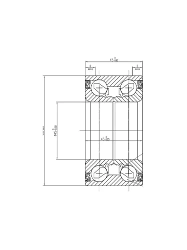 Подшипник передней ступицы TOYOTA HIGHLANDER GSU 40 07-LEXUS RX270350450H 08-
