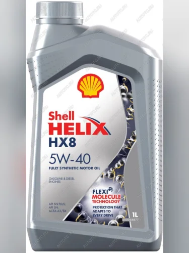 Масло моторное HELIX HX-8 5W40 A3B4SN синт.1л SHELL