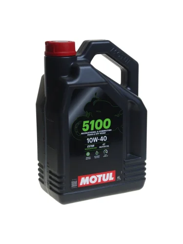 Масло моторное для 4-х тактных двигателей 5100 ESTER 4T 10W40 псинт.4л MOTUL