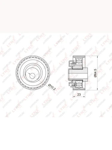 Натяжитель ремня ГРМ DATSUN Mi-Do (14-) LYNX