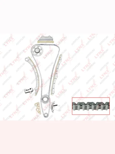 Комплект цепи ГРМ HONDA Accord (03-) (2.4) (2 цепи+башмак натяж+3 успокоит+2 натяж+3 звезды) LYNX