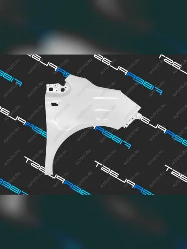 Переднее правое крыло (стеклопластик) Fiberplast Opel Meriva  B (2010-2017) рестайлинг