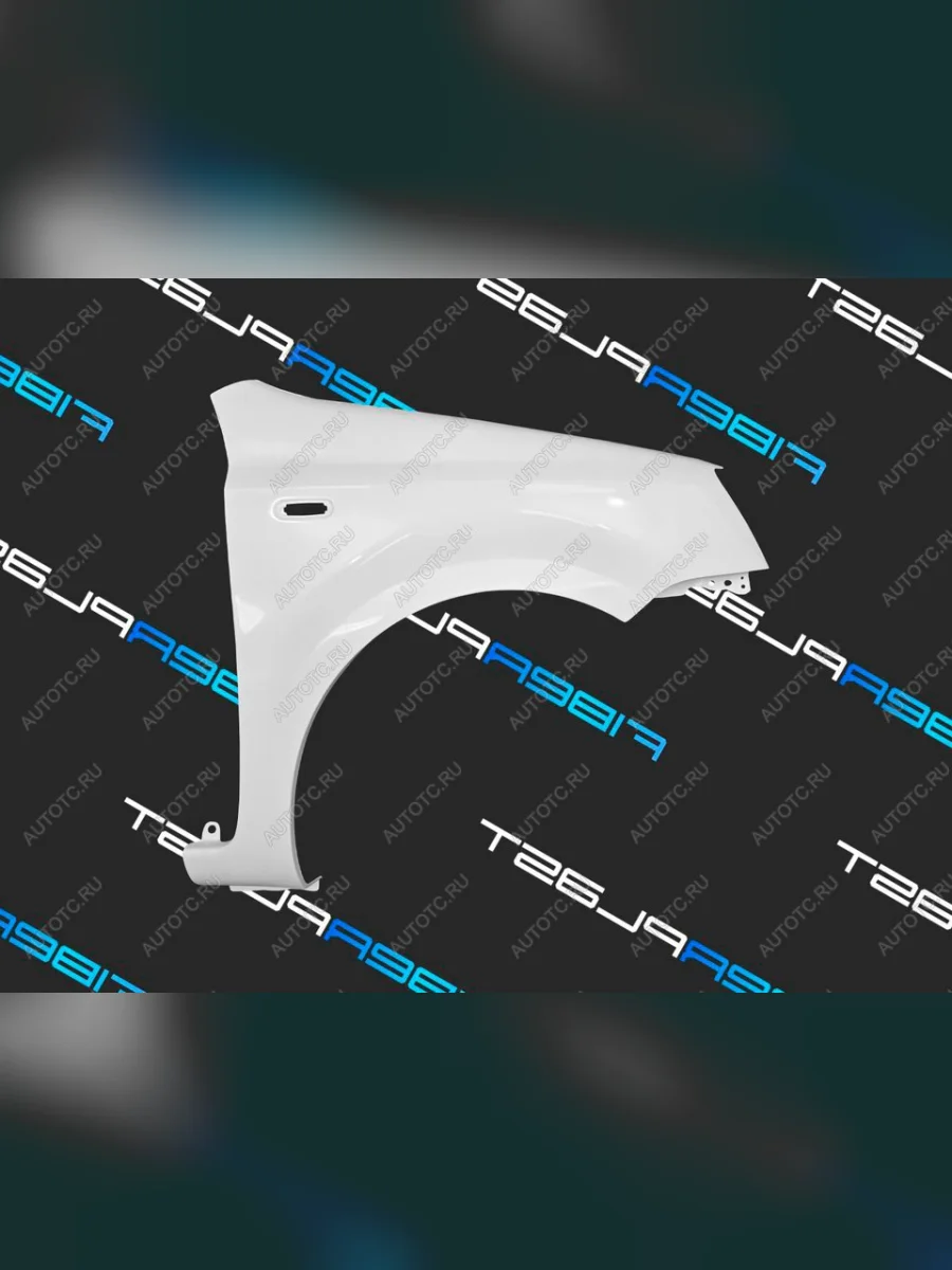 Переднее правое крыло (стеклопластик) Fiberplast Fiat Panda 2 169 (2003-2011)  в Перми Пермском крае