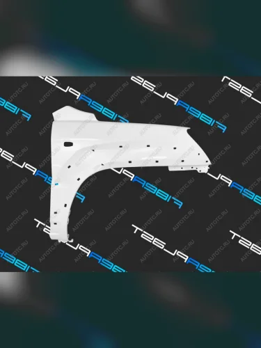 Переднее правое крыло (стеклопластик) Fiberplast KIA Sportage  2 JE,KM (2004-2008) дорестайлинг