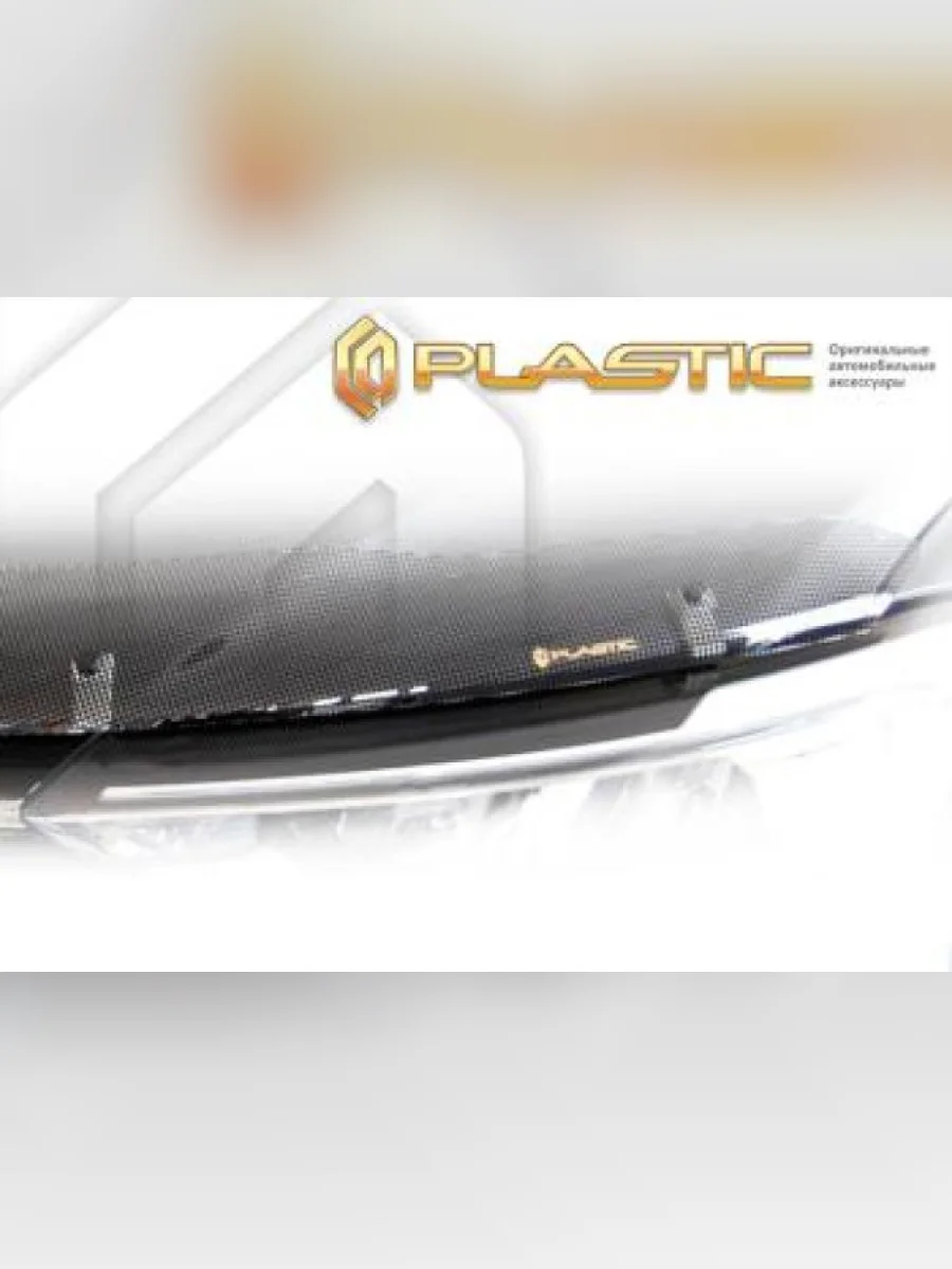 Дефлектор капота CA-Plastic Dong Feng H30 Cross рестайлинг (2014-2018) (Шелкография черная)  в Керчи Республика Крым