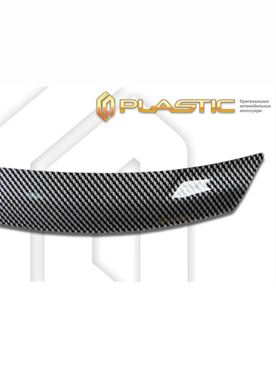 Дефлектор капота (РФ) CA Plastic Geely Coolray SX11 дорестайлинг (2018-2023) (Шелкография карбон серебро)  в Перми Пермском крае