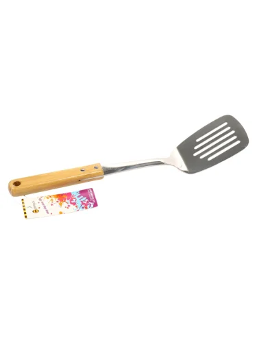 Лопатка для барбекю нержавеющая сталь с деревянной ручкой