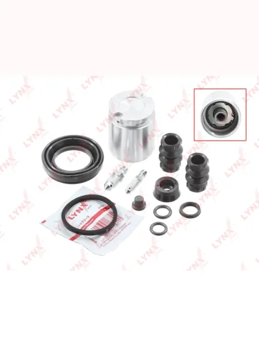Ремкомплект суппорта VW T5 SKODA Yeti (09-) OPEL Insignia (08-) тормозного заднего с поршнем LYNX