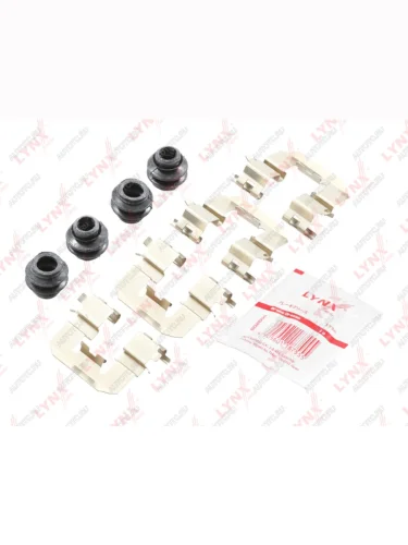 Комплект TOYOTA Camry (09-) LEXUS E250 (12-) монтажный колодок тормозных передних LYNX