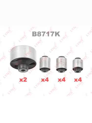 Сайлентблок MITSUBISHI Lancer (03-) рычагов подвески задней (комплект 14шт.) LYNX