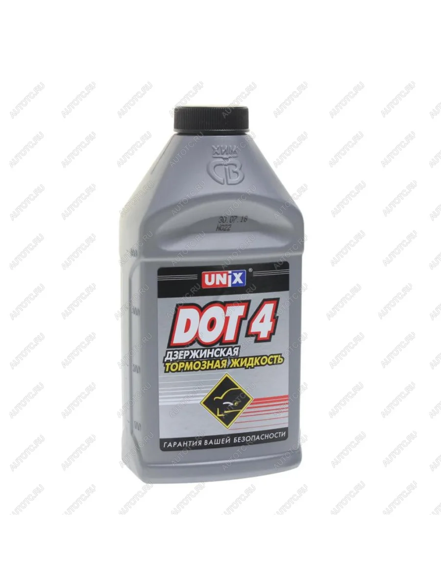 Жидкость тормозная DOT-4 0.455кг UNIX с доставкой в г. Кемерово
