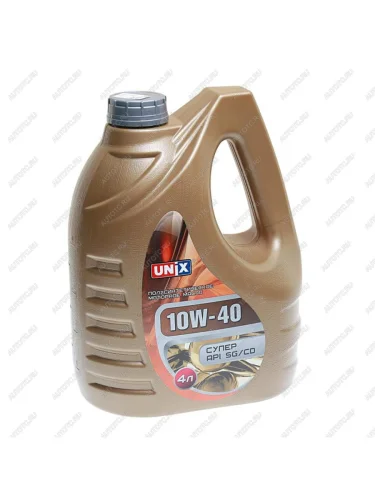Масло моторное Супер 10W40 псинт.4л UNIX