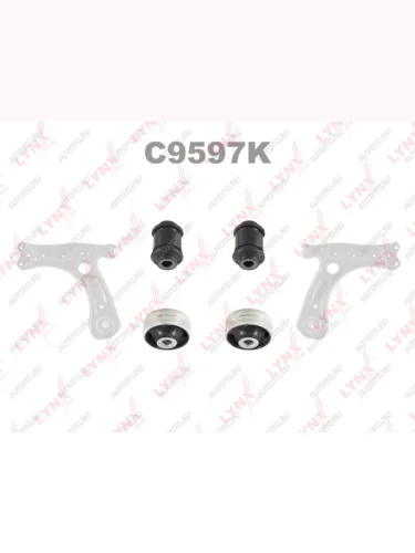 Рычаг подвески AUDI A1 (10-15) передней комплект LYNX