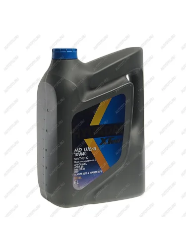 Масло дизельное HD Ultra CJ-4 10W40 синт.6л XTEER