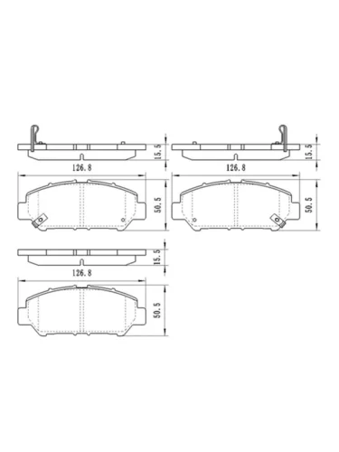 Колодки тормозные (Спереди) Daihatsu Rocky 19-  Toyota Raize 19-