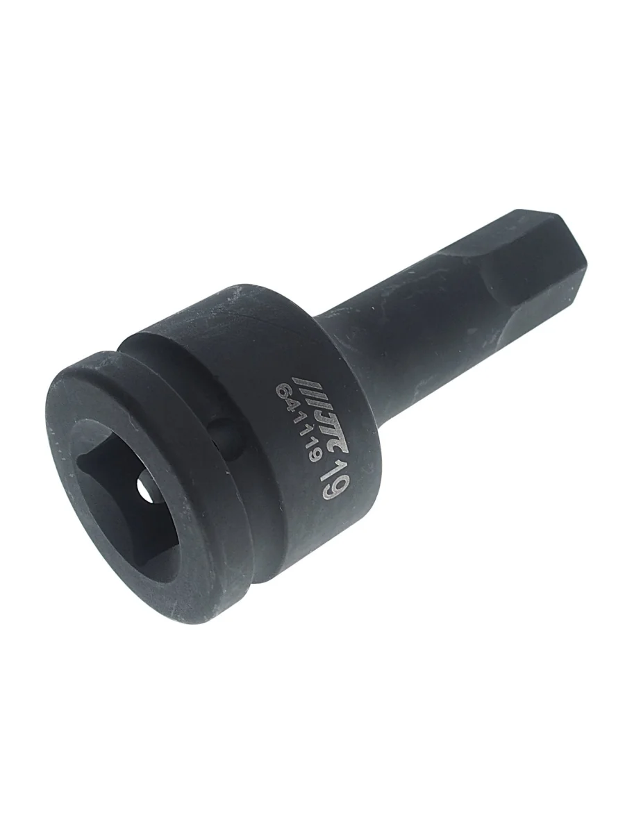 Бита-головка 34" HEX Н19 ударная L=100мм JTC  в Самаре Самарской области