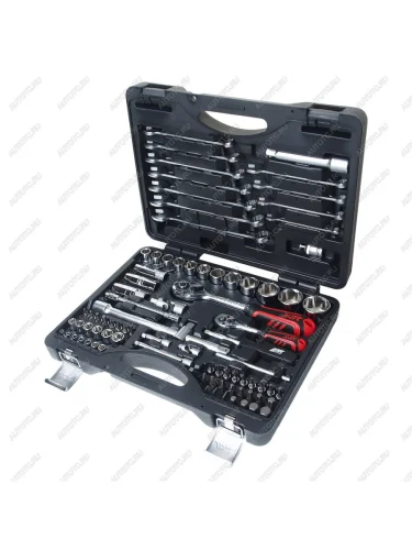 Набор инструментов 85 предметов для поврежденных болтов и гаек 14",12" в кейсе JTC
