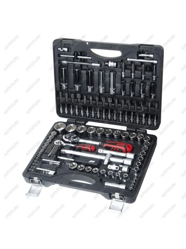 Набор головок торцевых и бит 14",12" для поврежденных гаек 110 предметов в кейсе JTC