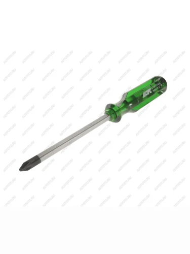 Отвертка крестовая PH 2.0х100мм со сквозным стержнем (сталь Cr-Mo) JTC