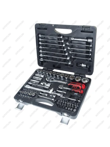 Набор инструментов 85 предметов слесарно-монтажный 14",12" 6-ти гранных в кейсе JTC