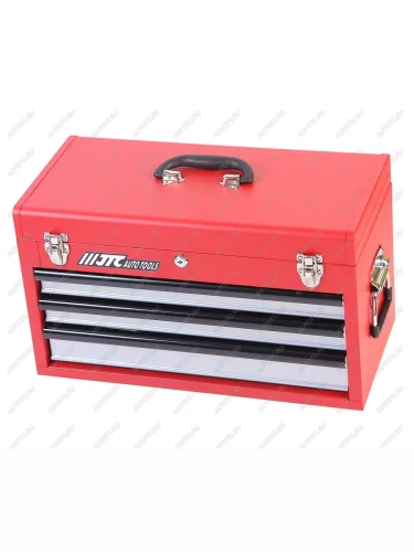 Набор инструментов 66 предметов в переносном инструментальном ящике (3 лотка) JTC