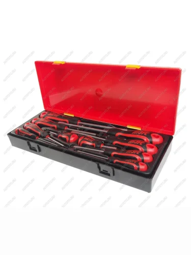 Набор отверток усиленных 10 предметов в кейсе JTC