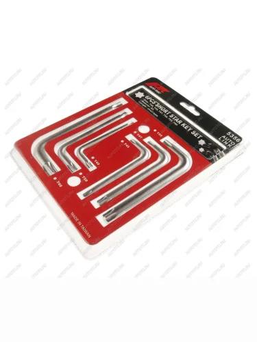 Набор ключей TORX T40-T60 Г-образных 6 предметов JTC