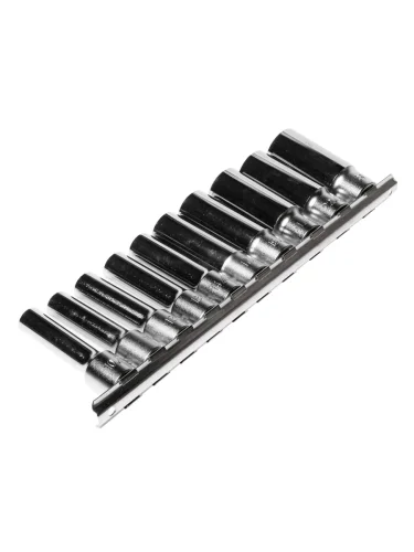 Набор головок торцевых 12" 6-ти гранных 10-24мм глубоких L=76мм 10 предметов JTC