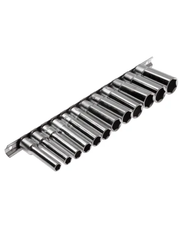 Набор головок торцевых 38" 6-ти гранных 08-19мм глубоких L=63мм 12 предметов JTC