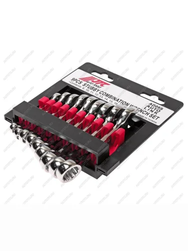 Набор ключей комбинированных 8-17мм укороченных 9 предметов JTC