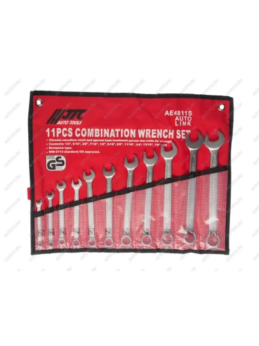 Набор ключей комбинированных 14”-78” 11 предметов в планшете JTC