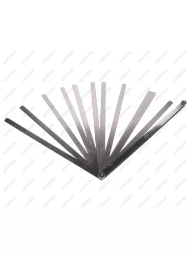 Набор щупов 0.038-1.016мм (0.0015"-0.04") прямых удлиненных для установки зазора 25шт. L=300мм JTC