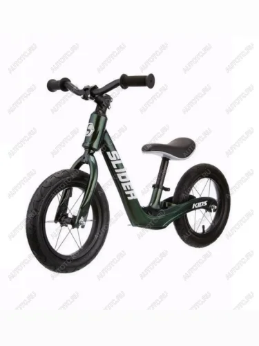 Беговел 12" надувные колеса магниевый сплав темно-зеленый SLIDER