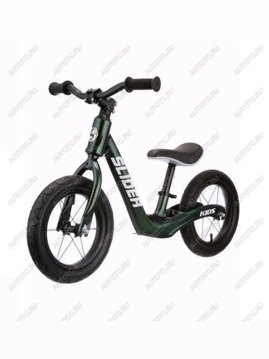 Беговел 12" надувные колеса магниевый сплав темно-зеленый SLIDER  в Самаре Самарской области