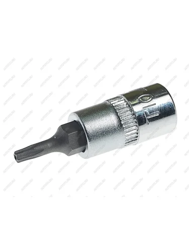 Бита-головка 14" TORX T10Hх37мм с отверстием JTC