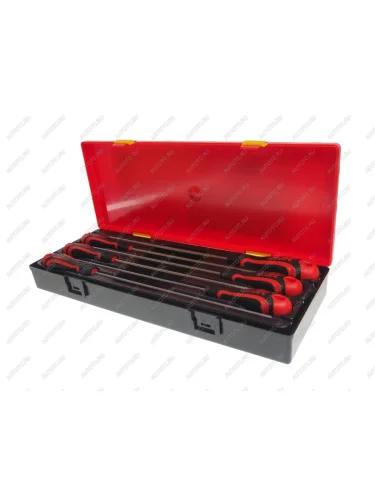 Набор отверток TORX T10х250мм-Т30х250мм удлиненных 6 предмета в ложементе JTC