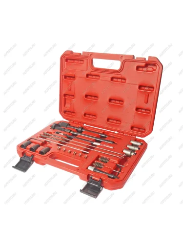 Набор инструментов для восстановления и очистки посадочных мест форсунок в кейсе JTC