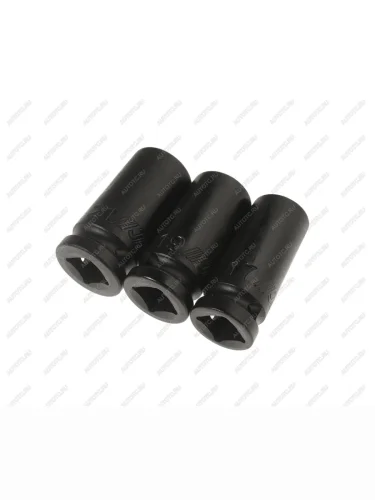 Набор головок торцевых 12" ударных средней глубины тонкостенных 17,19,21мм 3 предмета JTC