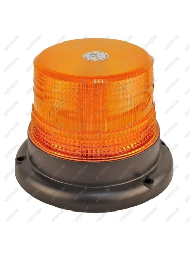 Маяк импульсный 1224V (15 светодиодов) 7 режимов на магните желтый SAMRAI